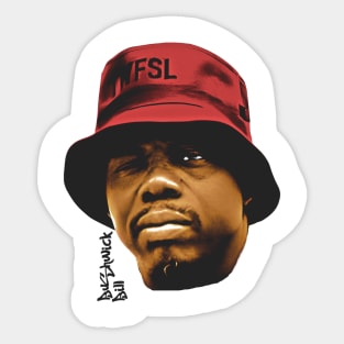 Bushwick Bill Big Face Rapper Sticker